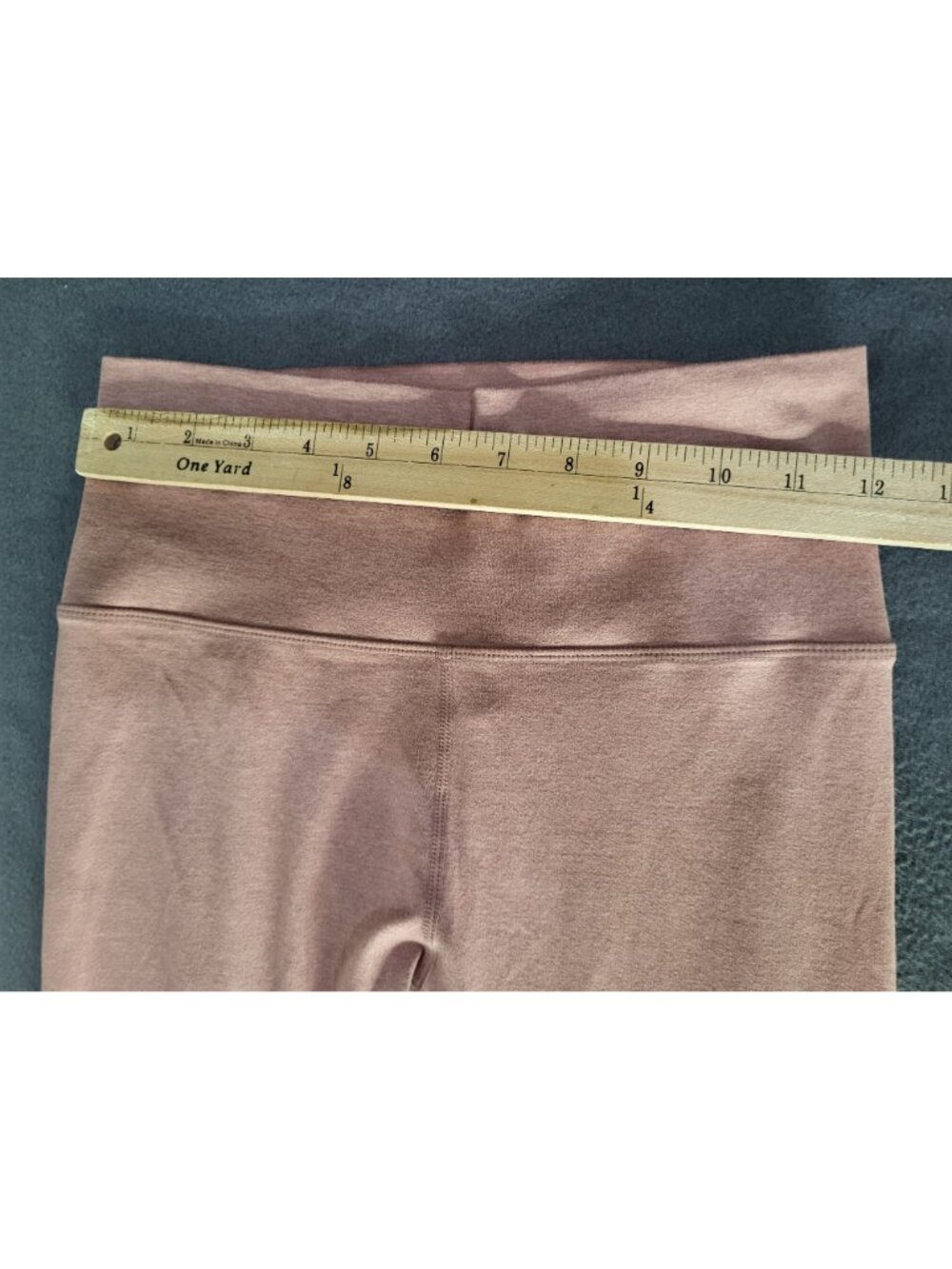 Vuori Womens XXS Burnt Clay Heathered Pink Clean Elevation Leggings - Picture 3 of 8